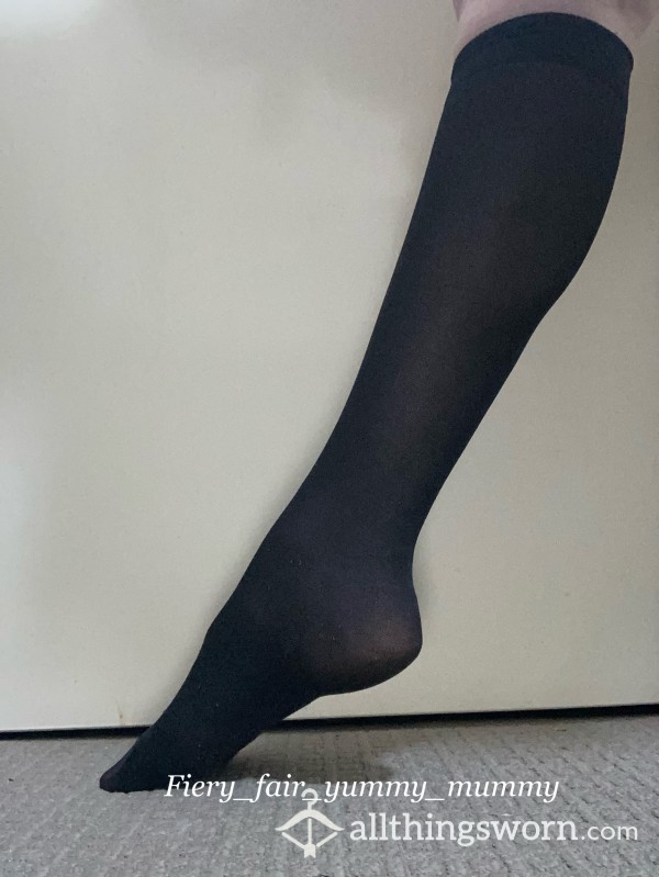 Removing My Knee High Stockings