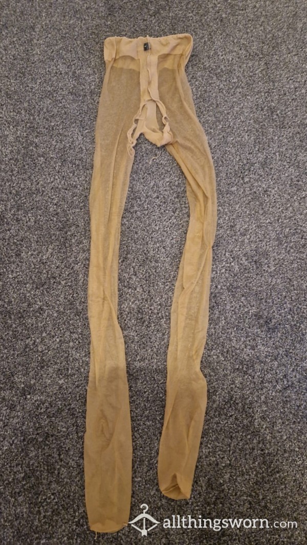 Ripped Used Sex Tights