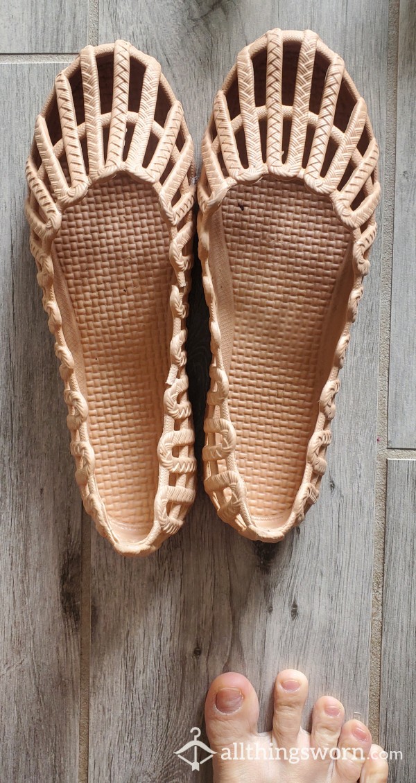 Rubber Slip Sandals