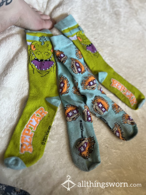 Rugrats For The 90s Lovers (long Socks)