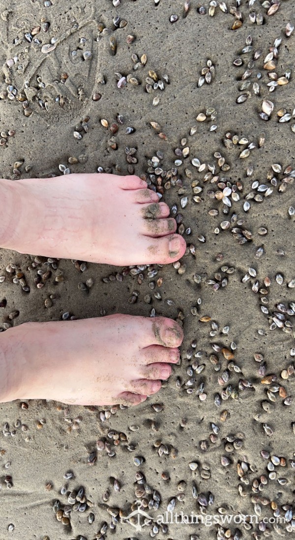 Sandy Beach Feet Pics
