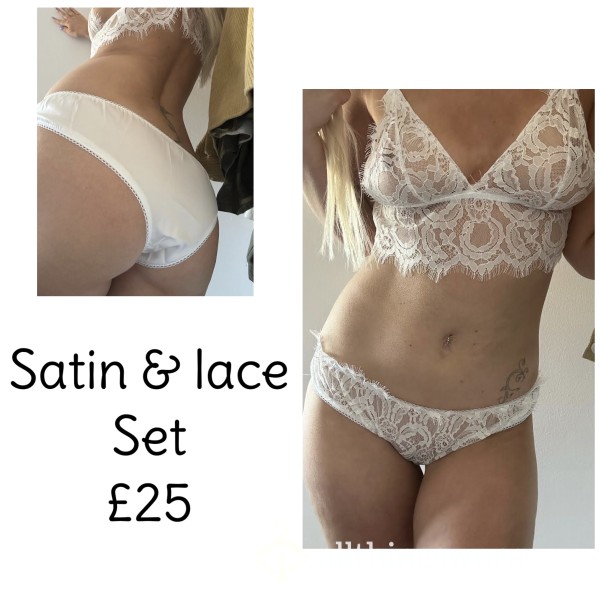 Satin And Lace Set
