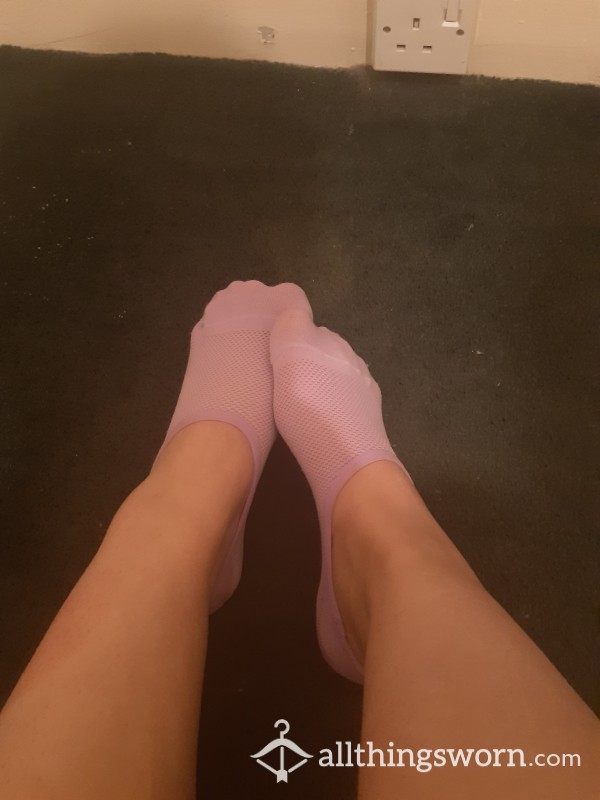 Purple No Show Socks 💜 24 Hour Wear