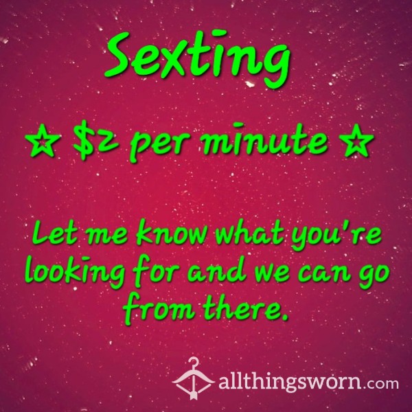 Sexting - Let's Create Something Together 💋💋💋