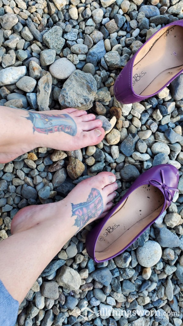 SEXY Purple Flats