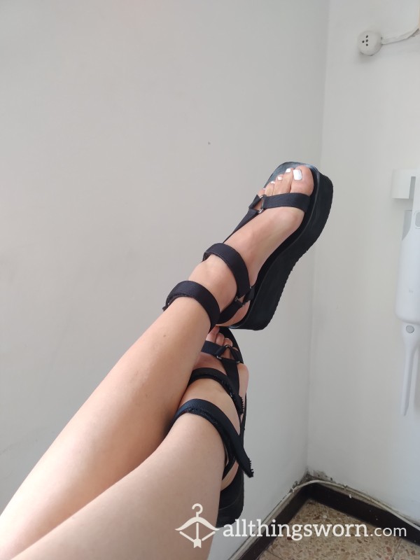 Buy My Sexy Black High Platform Sandals