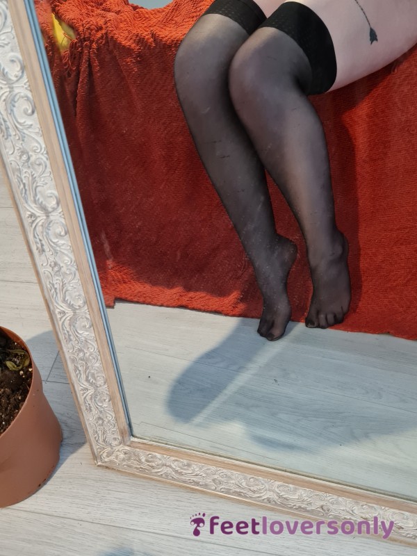 Sexy Black Wore Stockings
