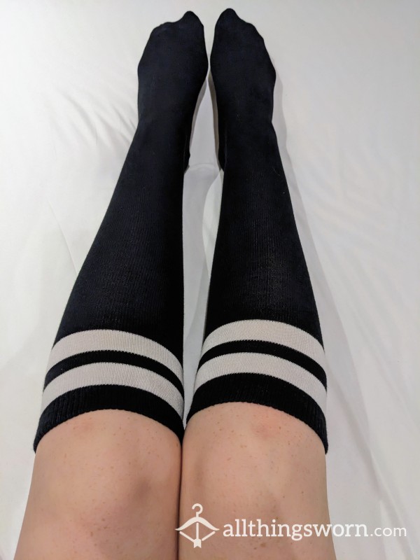 Sexy Knee High Socks, Cheerleader Style