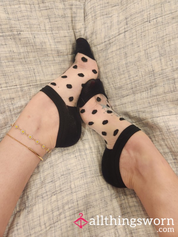 Sexy Sheer Nylon Ankle Socks