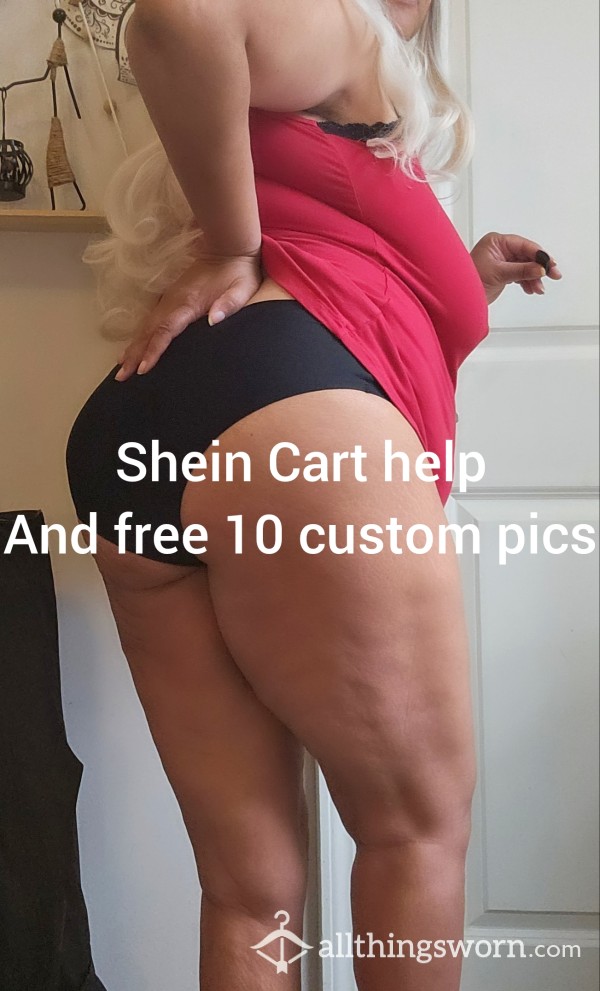 Shein Cart 🛒 Donation With Free Set Of 10 Custom Pics.