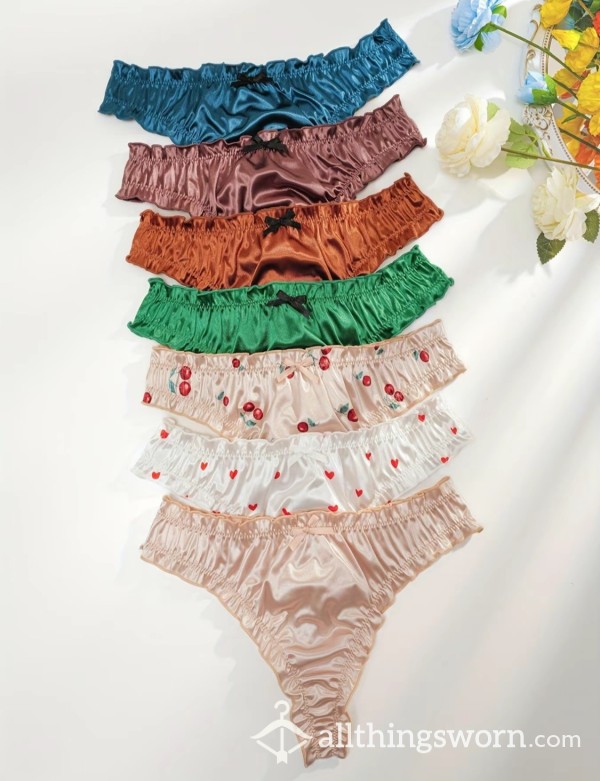 Silky Satin Brazilian Panties