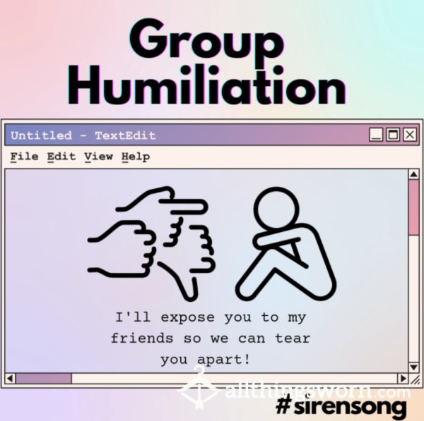 🧜🏼‍♀️#SirenSong Group Humiliation😈🍷