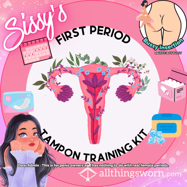 Sissies :: First 𝗣𝗲𝗿𝗶𝗼𝗱 | 𝗧𝗮𝗺𝗽𝗼𝗻 𝗧𝗿𝗮𝗶𝗻𝗶𝗻𝗴 𝗞𝗶𝘁 𝗔𝗻𝗱 𝗠𝗢𝗥𝗘!