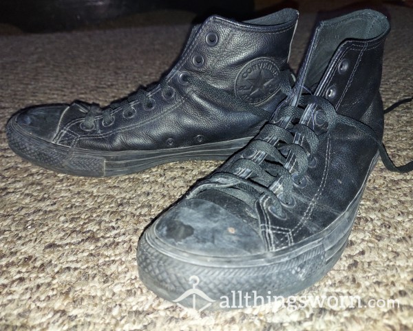 Size 11 Leather Converse(FREE SHIPPING)