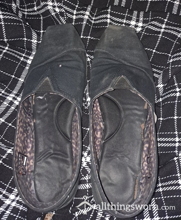 Size 11 Old Smelly Worn Torn Up Shoes