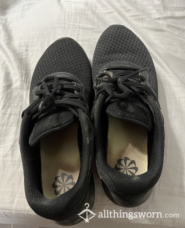 Size 9 Work Shoes 😉 | Nike Trainers | Foot Printed Sol | Reused Socks As A Bonus 🥰