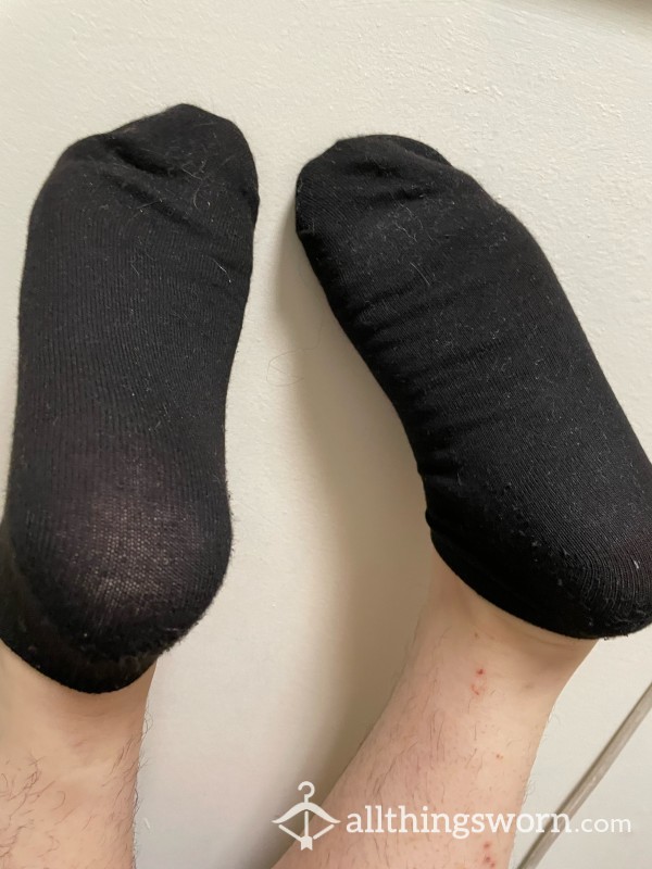 Small Feet 🖤custom🖤 Black Ankle Socks!