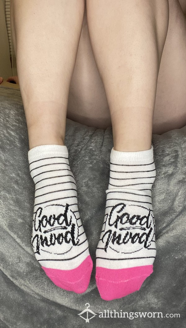 😁 Small Good Mood Striped Ankle Socks