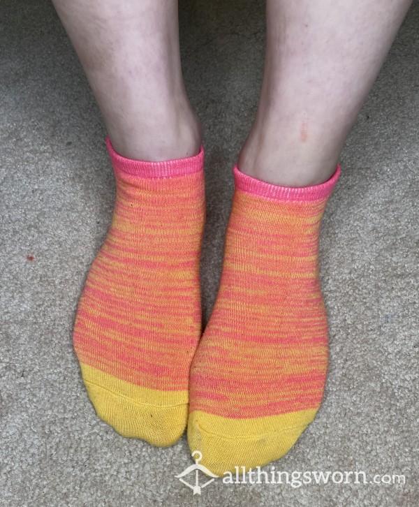 🌄Small Sunrise Artistic Stripes Ankle Socks