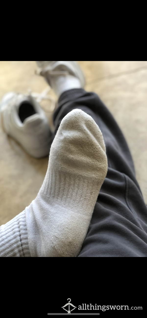 Smelly White Nike Crew Socks