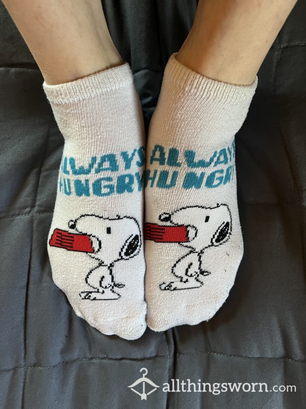 Snoopy Socks Well Loved