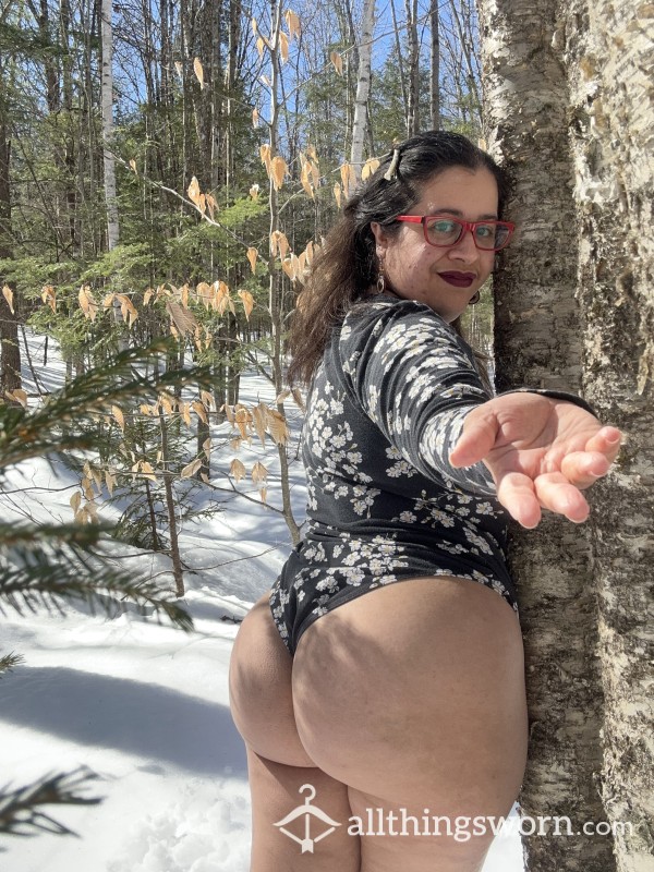 Snowy Forest Nude Set