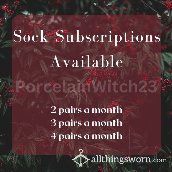 Socks Subscription-Monthly
