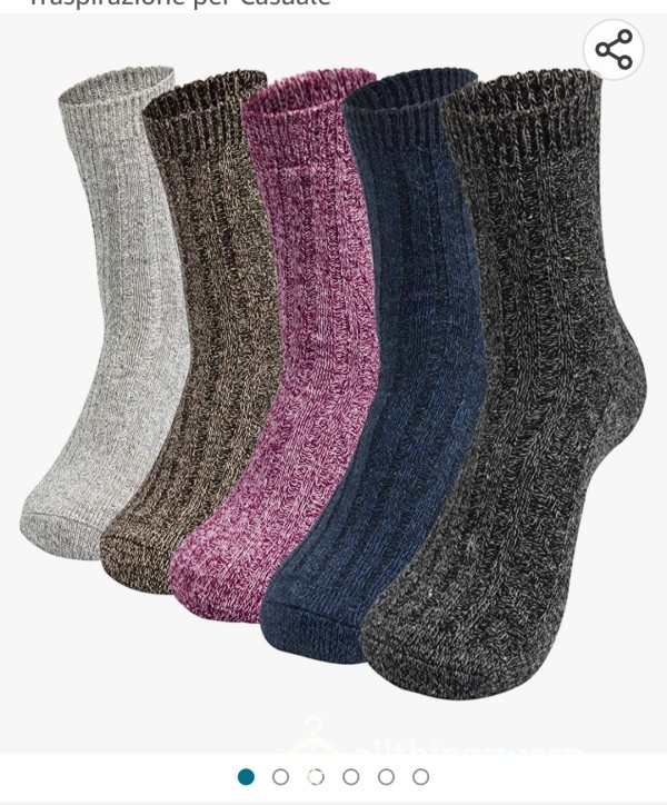 Soft And Cosy Wollen Socks! Size 8/38 72h Wear!