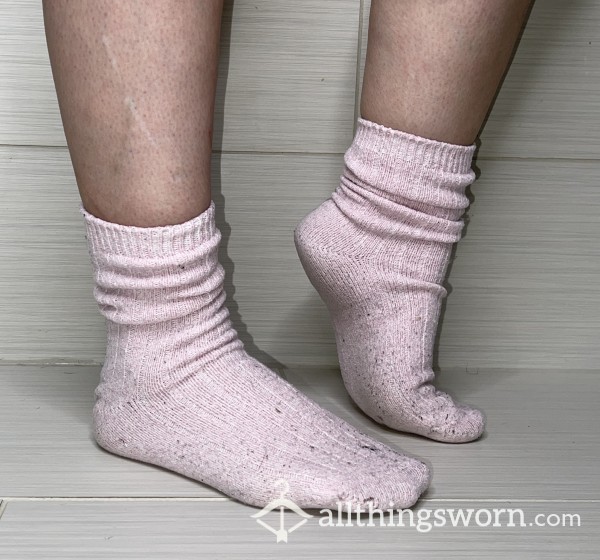 Soft And Cozy, Well-Worn Slouch Socks - Choice Of Color