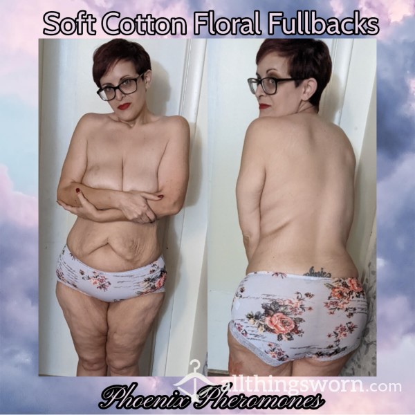Soft Cotton Floral Fullbacks