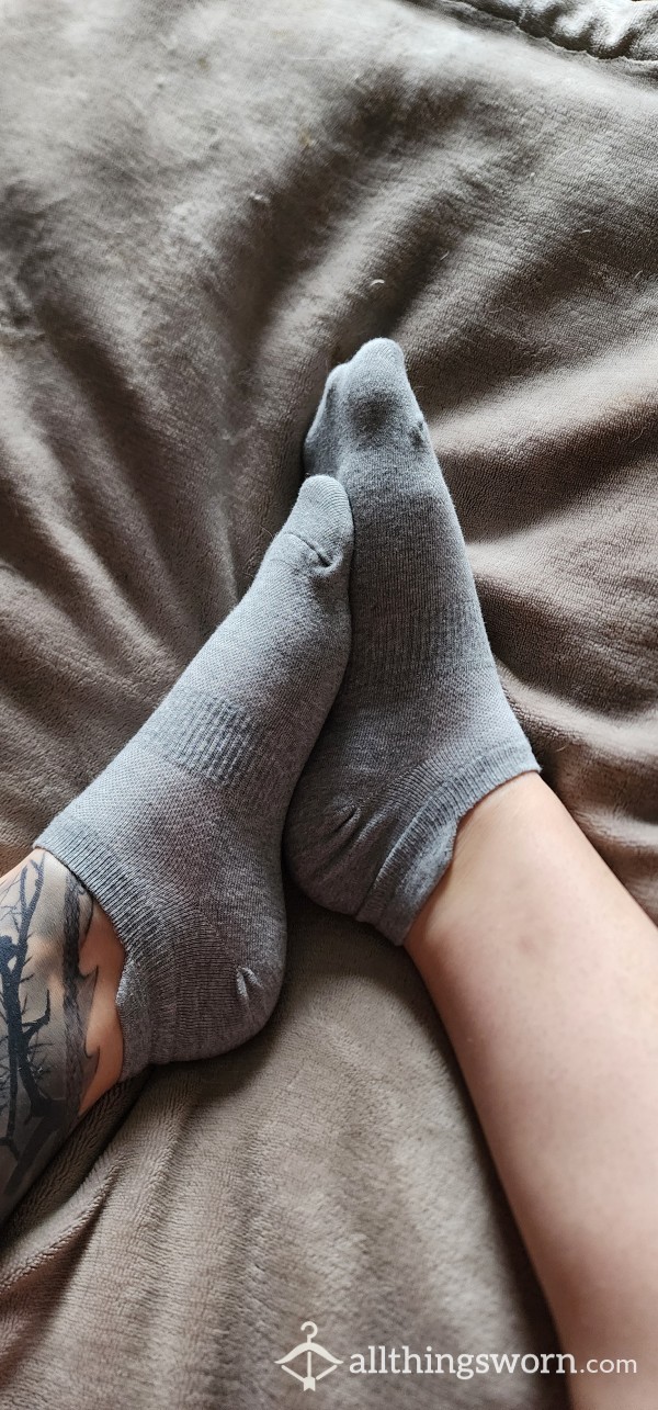 Soft Cotton Grey Socks