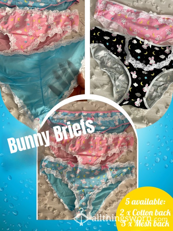 Bunny Print Cotton Briefs