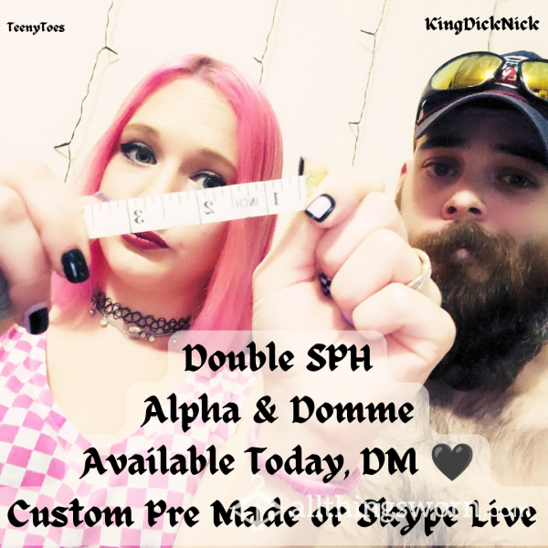 SPH , Small Penis Humiliation, Double Shaming - Alpha And Domme , Live Or Custom