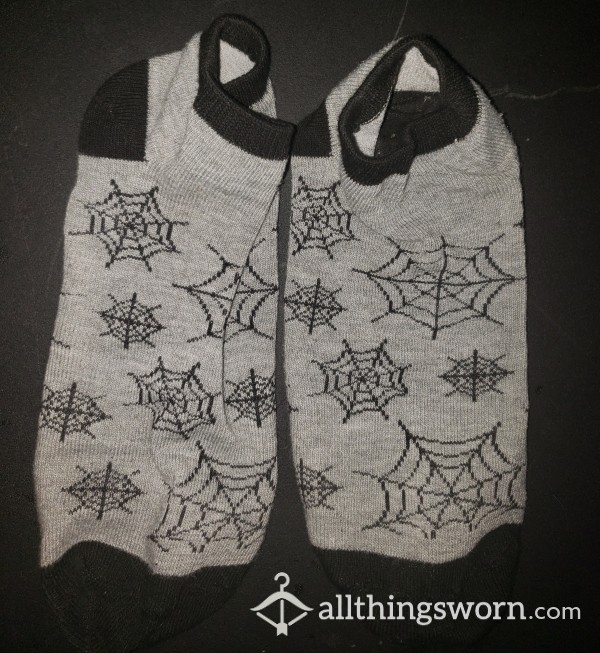 Spiderweb Ankle Socks (120hr Wear)