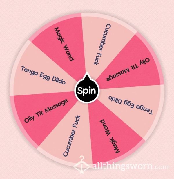 Spin The £5 Wheel ... Treat Yourself... A Delicious Close Up Video Each Time 🖤