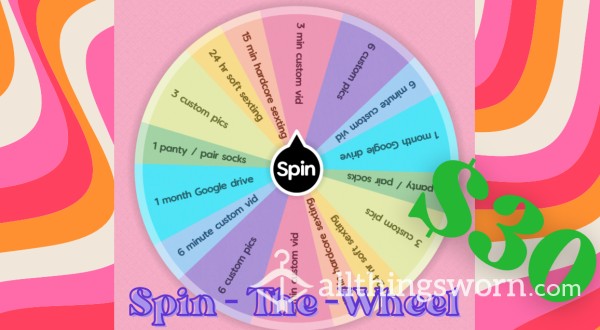 Spin The Wheel 3 Spins $30