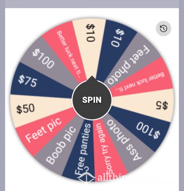 Spin The Wheel 🥰