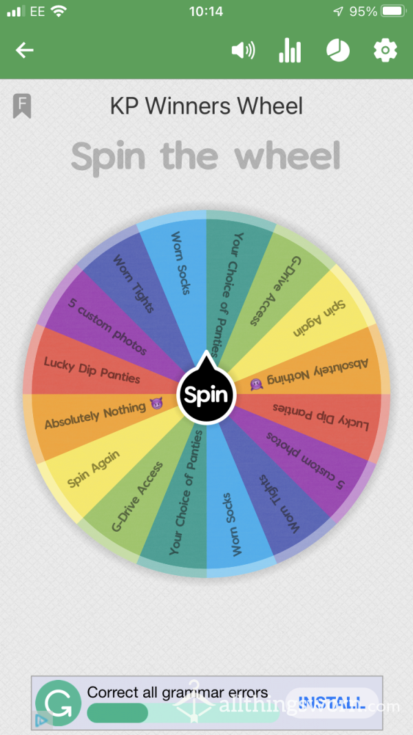Spin The Wheel!