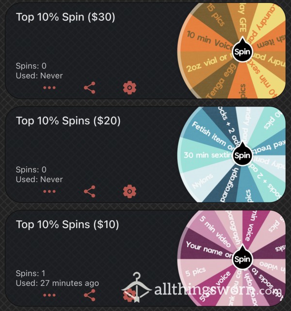 🎡 Spin To Celebrate Top 1%! $10, $20, $30 Wheels 🎡