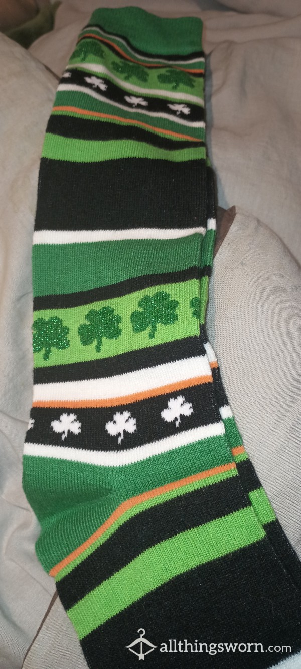 St. Patty's Day Socks! With Clovers