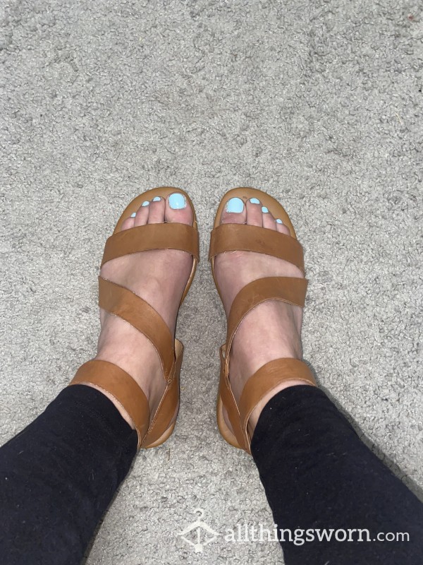 Strappy Brown Sandals