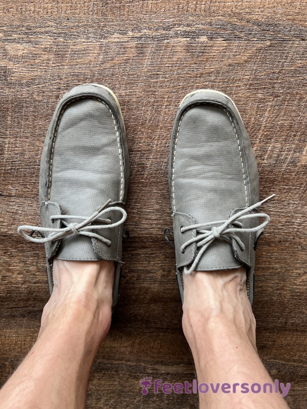 Stinky Boat Shoes - Grey