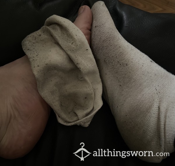 Stinky Trainer Socks Worn 4 Days
