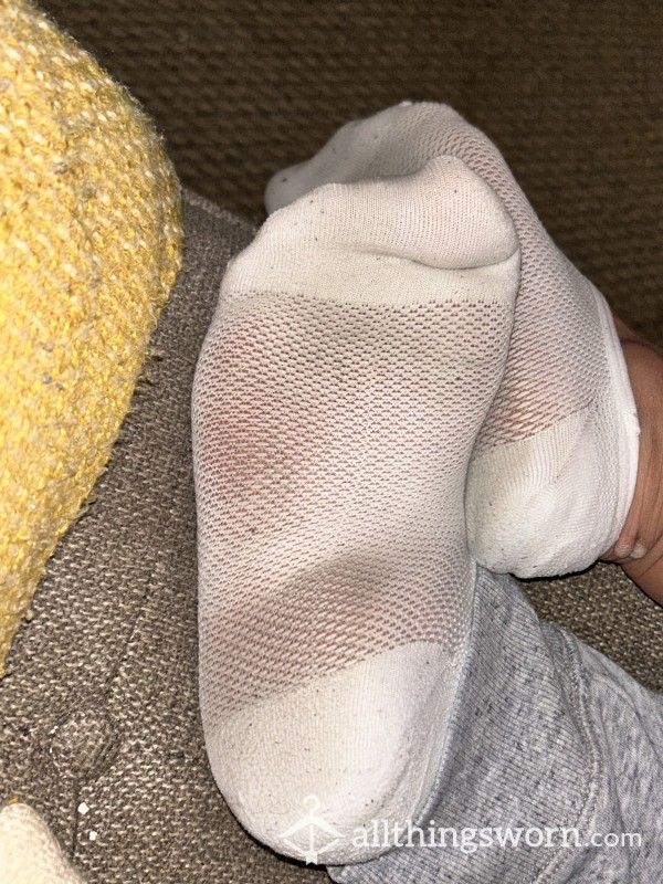 Stinky White Ankle Sock