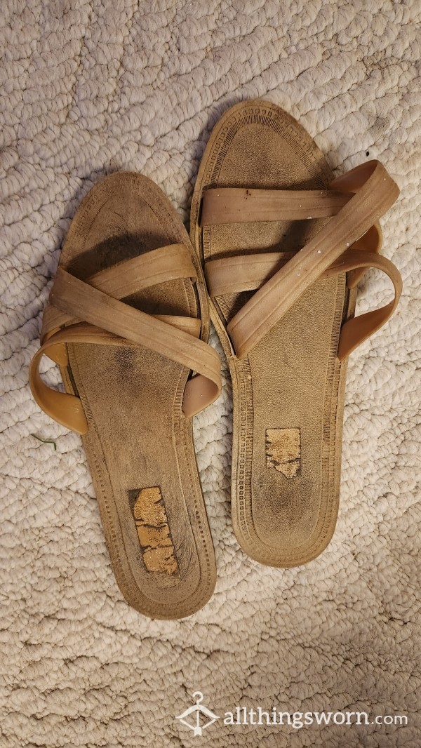 Strappy Dark Tan Sandals