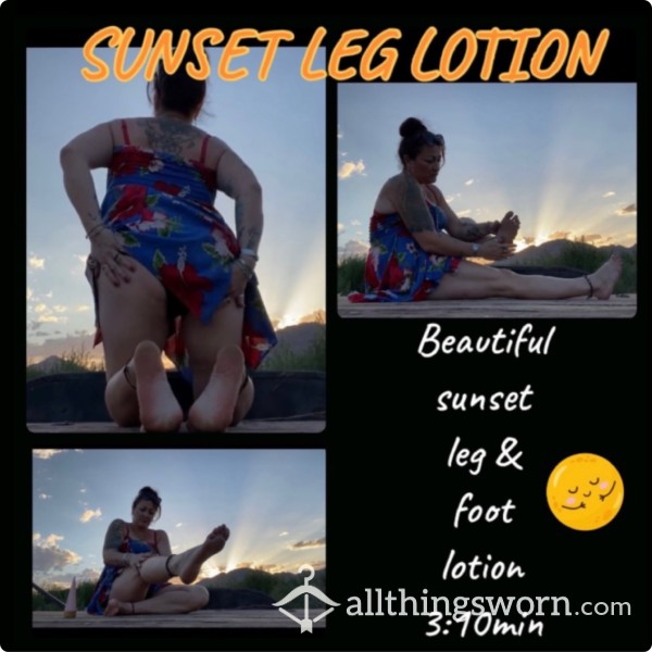 Sunset Leg/foot Lotion