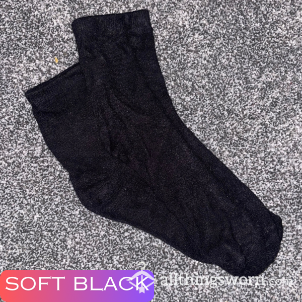 Super Soft Black Socks 🧦 1 Day Wear And 1 Workout Included