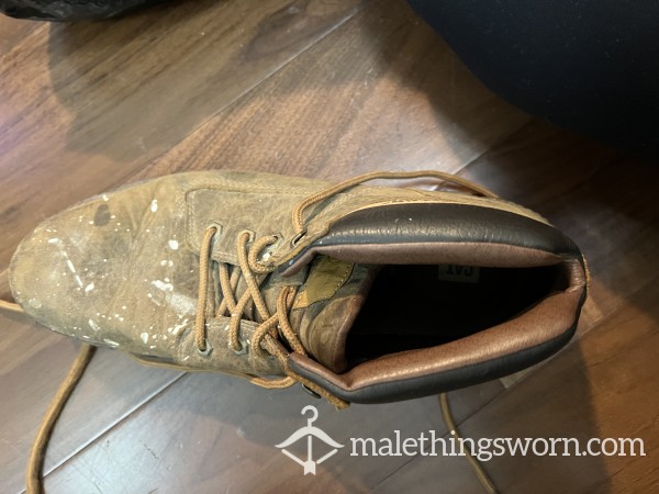 Super Well Worn And Sweaty Pair Of Work Boots From My Alpha ;)