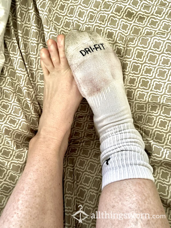 Sweaty Dirty White Socks