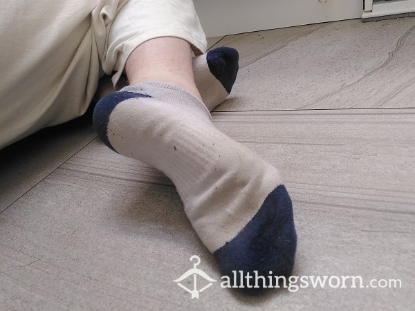 Sweaty Post-gym Socks With Text JOI Session